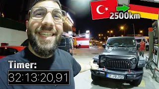 Von Türkei 🇹🇷 nach Deutschland 🇩🇪 mit dem Jeep 😱😓 Solange braucht man! 🤯