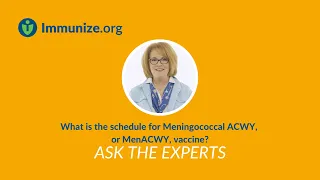 Ask the Experts: Meningococcal ACWY Vaccine Schedule