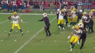 Cardinals INSANE goal line stand on Aaron Rodgers & the Packers