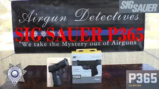 Sig Sauer P365 Co2 .177 Blow-Back Pistol "Full Review" by Airgun Detectives