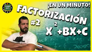 ✅Como FACTORIZAR TRINOMIOS de la forma x2+bx+c 💯[FÁCIL y RÁPIDO] | Trinomios con TÉRMINOS NEGATIVOS