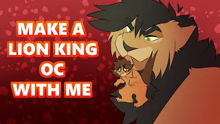 ♡ MAKE A LION KING OC WITH ME ♡ 【SPEEDPAINT VOICEOVER】