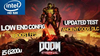 Doom Eternal Intel HD 520 Low End PC | Low End Config | Boost Fps