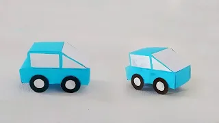 DIY How to Make An Easy Paper Toy CAR For Kids - Nursery Craft - Paper Craft Easy - KIDS crafts