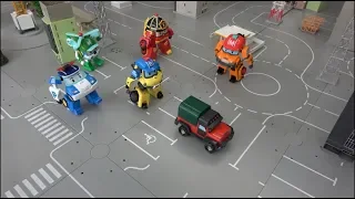 로보카폴리 구조대 로봇 도심 속 변신 장난감 놀이 Robocar Poli Rescue robot Playing in the City