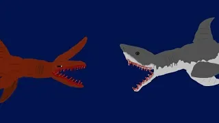 JAWS VS GOBLIN SHARK (MALIBU SHARK ATTACK) [DC2 ANIMATION] #JAWS#DC2#ANIMATION#MALIBUSHARKATTACK#CSC