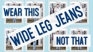 What Not To Wear With Wide Leg Jeans and What To Wear / How To Style The Hottest Jeans Trend