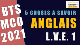 [BTS 2021 | AVANT L'EXAMEN] 5 choses à savoir en ANGLAIS : LVE1