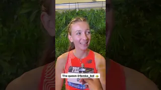 Femke Bol interview after become 400m hurdles Diamond League Champion 2023 at Eugene