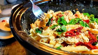 Marry Me Chicken Pasta Slow Cooker Recipe | Day 1