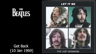 The Beatles - Get Back Sessions - Get Back (Piano Version) - 10 Jan 1969
