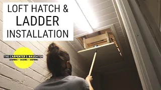 Installing a Wooden Loft Ladder and Hatch | The Carpenter's Daughter