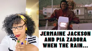 JERMAIN JACKSON ft. PIA ZADORA - WHEN RAIN BEGINS TO FALL | REACTION