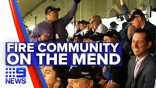 Fire hero’s day out | Nine News Australia