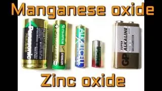 How to scrap discharged alkaline battery for Manganese oxide and Zinc oxide