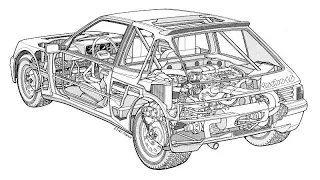 Je construis une Peugeot 205 Turbo 16 série 200