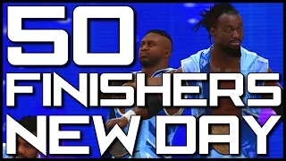 WWE 2K16 | 50 Finishers to The New Day