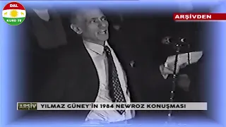 YILMAZ GUNEY`IN 1984 FRANSADA NEWROZ KONUSMASI | FULL