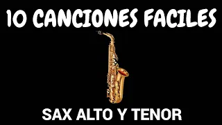 🎷SOS PRINCIPIANTE? Queres tocar canciones FÁCILES EN TU 🎷SAXOFON? los 10 tutoriales mas sencillos