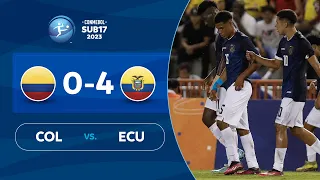 COLOMBIA vs. ECUADOR [0-4] | RESUMEN | CONMEBOL SUB17 2023