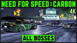 NEED FOR SPEED: CARBON REDUX 4K - ALL BOSSES - NO COMMENTARY