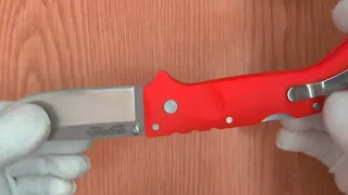 Cold Steel Ultimate Hunter Orange Unboxing knife.