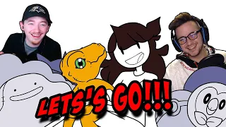 2 Crazy Youtubers React to Jaiden Animations: "Pokemon Fan plays Digimon and hated it"