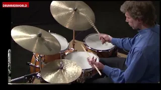John Riley Drum Lesson: The Headroom Concept - Improvising Snare & Bass Drum Patterns #johnriley