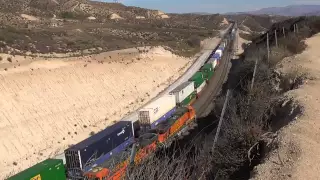 Multiple Races and Three Train Meets at Summit of Cajon Pass - 10/25/14