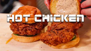Delicious Nashville Hot Chicken Sandwich