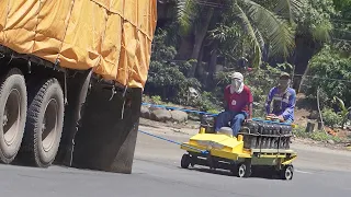 Riding Cheapest Handmade Delivery Carts Around the World