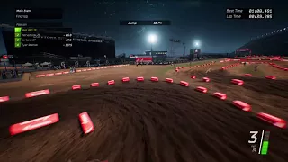 Monster Energy Supercross - The Official Videogame.  AMA_RED_13 first person view