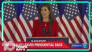 Nikki Haley leaves presidential race