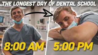 The LONGEST Day of Dental School | Dental School Vlog