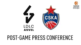 Post-game press conference - LDLC ASVEL / CSKA Moscou