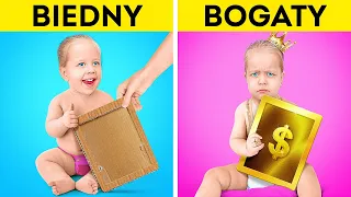 BOGATA MAMA vs BIEDNA MAMA || Świetne pomysły DIY dla zdolnych rodziców