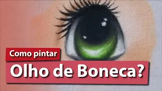 Como pintar Olho de Boneca? (Detalhe 36)