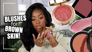 DRUGSTORE BLUSHES FOR BROWN SKIN + FENTY BEAUTY DUPE! | Andrea Renee