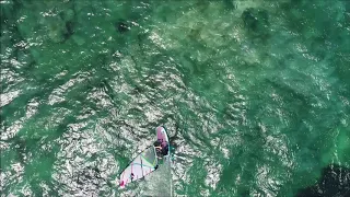 Windsurfing-Foil Backloop by Dimitris Apalagakis on the new JP-Australia Freefoil Board 2020!!!