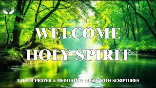 Welcome Holy Spirit: 3 Hour Prayer Time Music | Christian Meditation Music | Instrumental Worship