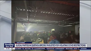 3 illegal underground parties raided in New York City