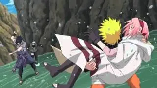 Narusaku Moment - Naruto Saves Sakura - Naruto Shippuden episode 214.flv