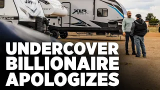 Undercover Billionaire Apologizes