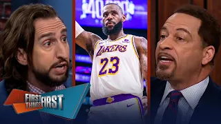 LeBron becomes first player to score 40K points, adds to GOAT debate | NBA | FIRST THINGS FIRST