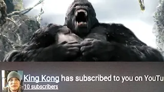 KING KONG has subscribed to you on Youtube (Heavy Metal Edit)