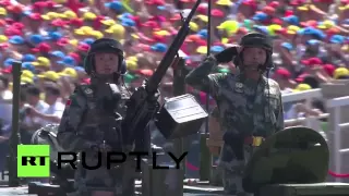 China: grandioso desfile militar con motivo del 70º aniversario del fin de la II guerra mundial