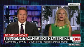 Kellyanne Conway spars with Cuomo over Hurricane Harvey (full interview)