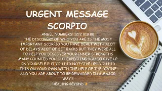 🕰💰SCORPIO TIME TO RELEASE THE DELAYS SUDDEN TOWER LEADING TO MAJOR ABUNDANCE
