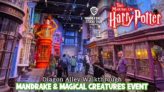 Diagon Alley Movie Set | Making of Harry Potter Studio Tour (July 2022) [4K]