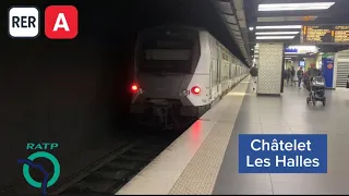 Arrivée + Départ d’une Mi09 à Châtelet Les Halles [MISSION TROC97]